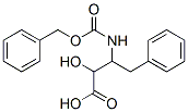3-Benzyloxycarbonylamino-2-hydroxy-4-phenylbutyric acid 结构式