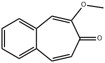 6-METHOXY-7H-BENZOCYCLOHEPTEN-7-ONE 结构式