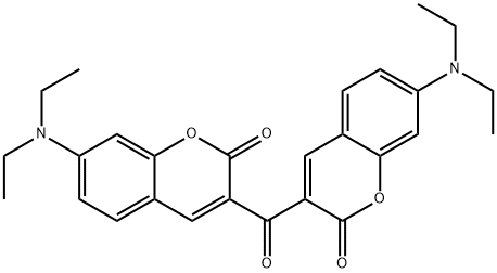 3,3'-羰基双(7-二乙胺香豆素) 结构式