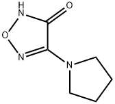 4-(吡咯烷-1-基)-1,2,5-噁二唑-3(2H)-酮 结构式
