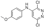 3,6-DICHLORO-N-(4-METHOXYPHENYL)-4-PYRIDAZINAMINE 结构式
