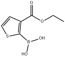 5-ETHOXYCARBONYLTHIOPHEN-2-BORONIC ACID 结构式