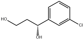 (1R)-1-(3-氯苯)-1,3-丙二醇 结构式