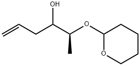 5-Hexen-3-ol,2-[(tetrahydro-2H-pyran-2-yl)oxy]-,(2S)-(9CI) 结构式