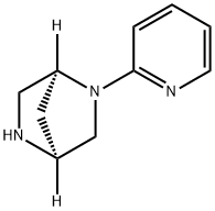 2,5-Diazabicyclo[2.2.1]heptane,2-(2-pyridinyl)-,(1S,4S)-(9CI) 结构式