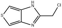 1H-Thieno[3,4-d]imidazole,  2-(chloromethyl)- 结构式