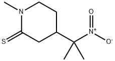 2-Piperidinethione,  1-methyl-4-(1-methyl-1-nitroethyl)- 结构式