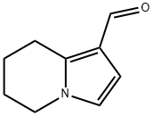 1-Indolizinecarboxaldehyde, 5,6,7,8-tetrahydro- (9CI) 结构式