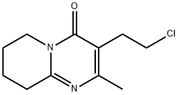 3-(2-氯乙基)-6,7,8,9-四氢-2-甲基-4H-吡啶并[1,2-a]嘧啶-4-酮 结构式