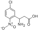 3-AMINO-3-(5-CHLORO-2-NITRO-PHENYL)-PROPIONIC ACID 结构式