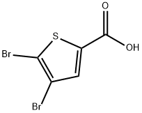 4,5-二溴噻吩-2-甲酸 结构式