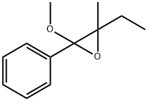 2-ethyl-3-methoxy-2-methyl-3-phenyl-oxirane 结构式