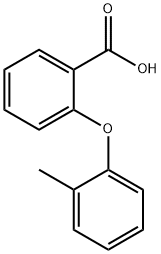 2-(邻甲苯氧基)苯甲酸 结构式