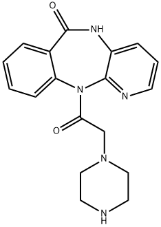 N-Desmethyl Pirenzepine 结构式