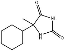 5-CYCLOHEXYL-5-METHYLIMIDAZOLIDINE-2,4-DIONE 结构式