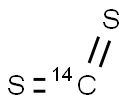 CARBON DISULFIDE, [14C] 结构式