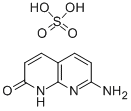 2-羟基-7-氨基萘啶硫酸盐 结构式