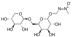 甲基氧化偶氮甲醇樱草糖苷 结构式