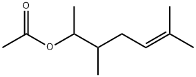 1,2,5-trimethylhept-4-enyl acetate 结构式