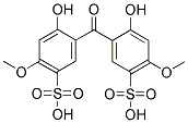 3,3'-羰基双(4-羟基-6-甲氧基苯磺酸)二钠 结构式
