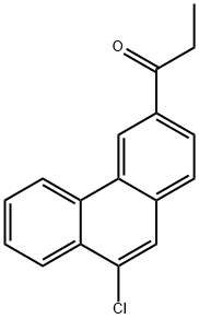 1-(9-chlorophenanthren-3-yl)propan-1-one 结构式