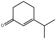 3-propan-2-ylcyclohex-2-en-1-one 结构式
