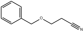 3-苄氧基丙腈 结构式