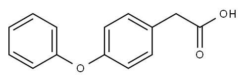 4-苯氧基苯乙酸 结构式