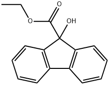 ethyl 9-hydroxyfluorene-9-carboxylate 结构式