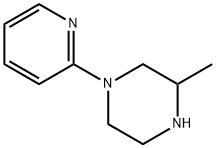 3-甲基-1-(2-吡啶基)哌嗪盐酸盐 结构式