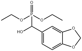 benzo[1,3]dioxol-5-yl-diethoxyphosphoryl-methanol 结构式