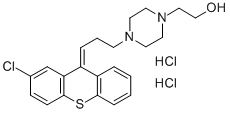 氯哌噻吨二盐酸盐 结构式