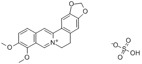 硫酸小檗碱 结构式