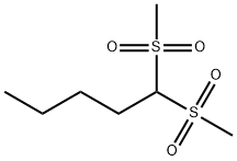 1,1-bis(methylsulfonyl)pentane 结构式