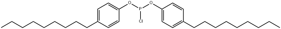 bis(4-nonylphenyl) chlorophosphite 结构式