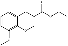 3-(3,4-二甲氧基苯基)丙酸乙酯 结构式