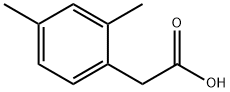 (2,4-苯二甲基)乙酸 结构式