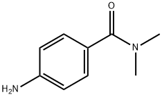 4-氨基-N,N-二甲基苯甲酰胺 结构式