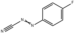 Diazenecarbonitrile, (4-fluorophenyl)- (9CI) 结构式