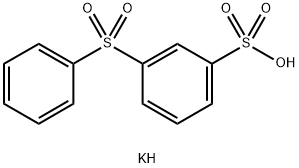 3-苯磺酰基苯磺酸钾 结构式