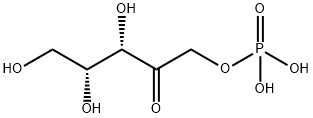 D-木酮糖-1-磷酸酯 结构式