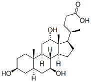 (3b,5a,7b,12a)-3,7,12-trihydroxy-Cholan-24-oic acid 结构式