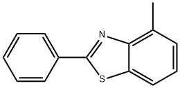 Benzothiazole, 4-methyl-2-phenyl- (9CI) 结构式