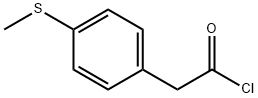 4-(Methylthio)phenylacetyl chloride 结构式