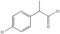 2-(4-氯苯基)丙酰氯 结构式