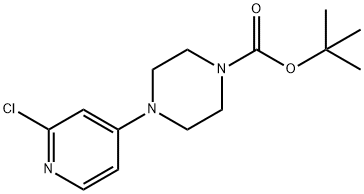 4-(2-氯-4-吡啶)- 1- 哌嗪羧酸 1,1-二甲基乙酯 结构式