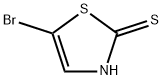 5-BROMO-2-THIAZOLETHIONE 结构式