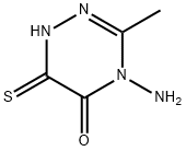 1,2,4-Triazin-5(4H)-one, 4-amino-1,6-dihydro-3-methyl-6-thioxo- (9CI) 结构式