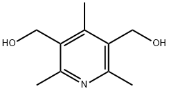 4-甲基吡啶-3,5-二甲醇 结构式