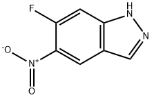 5-硝基-6-氟吲唑 结构式